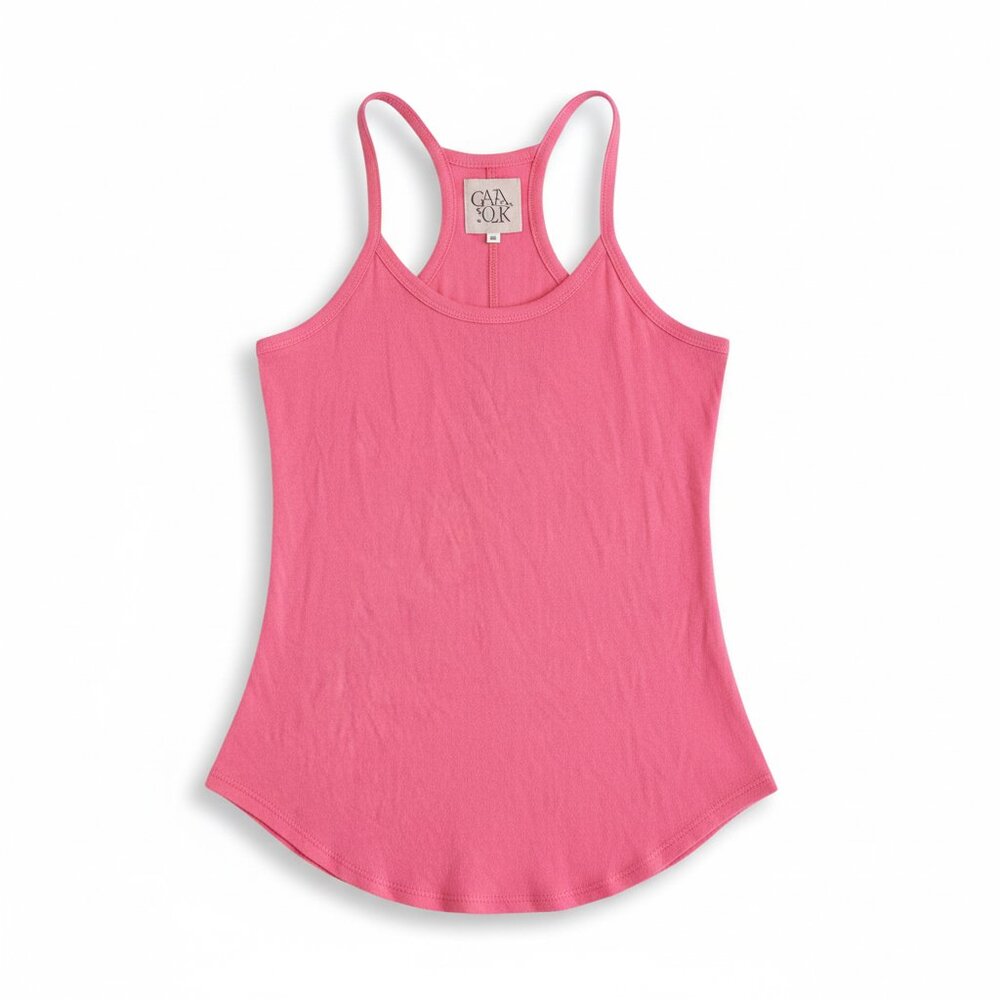 Chaser Salmon/Coral Pink Women's Tank Top Size Small